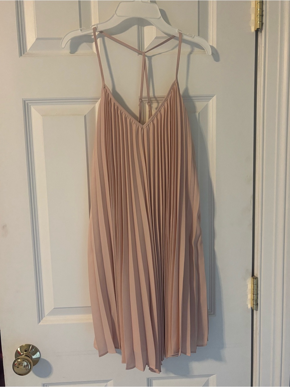Pink sleeveless dress